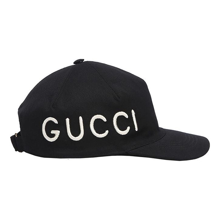 Šiltovka Gucci Love Logo Embroidered Black Hat Čierna | 478948-3HD05-1000