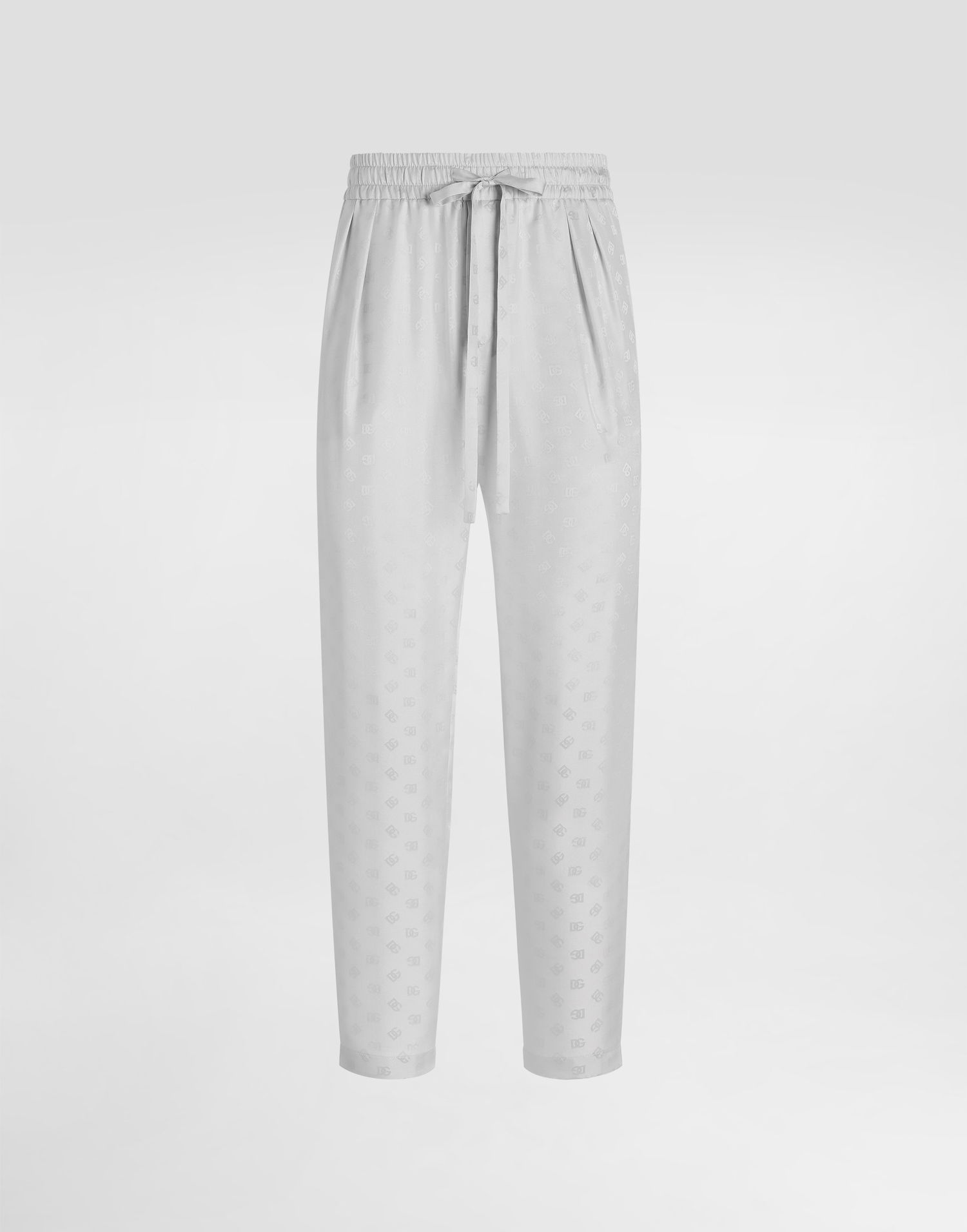 Nohavice Dolce & Gabbana Dolce & Gabbana DG Logo Jacquard Jogging Trousers Biela | GP12QTFJ1JYN4534, 0