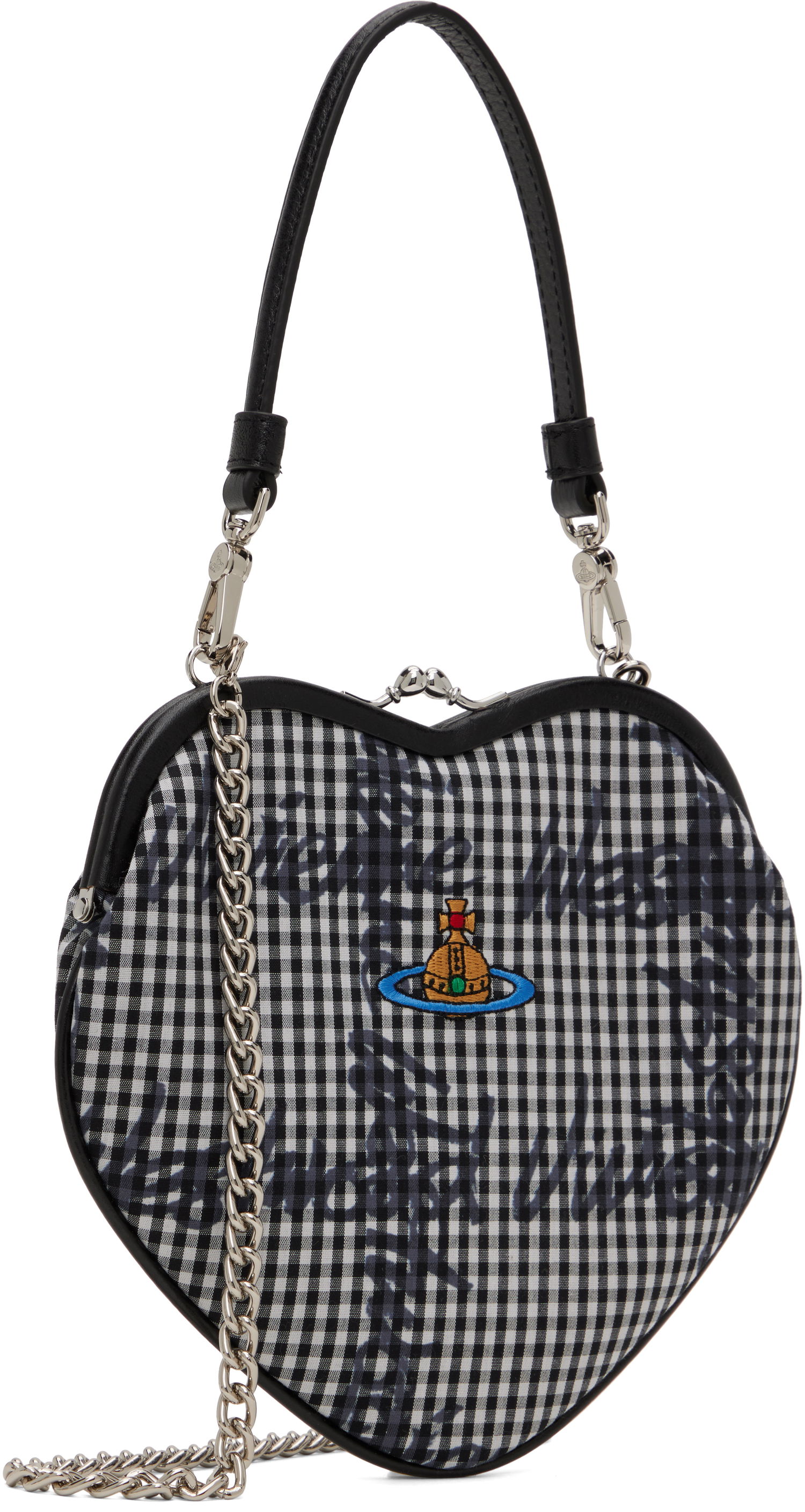 Kabelka Vivienne Westwood Vivienne Westwood Belle Heart Frame Bag Čierna | 4B01000DW-W011T-, 1