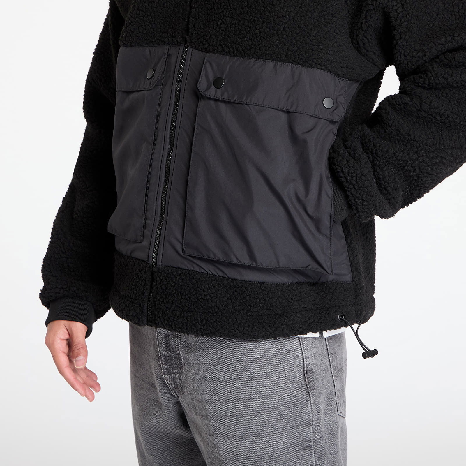 Short Raglan Sherpa Jacket