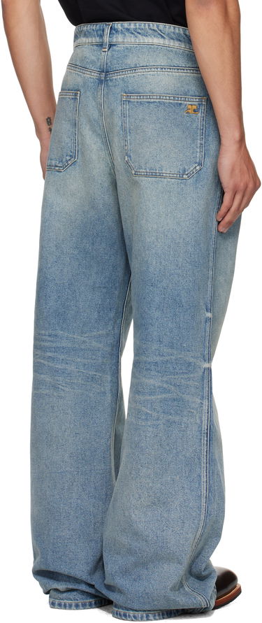 Džínsy Courrèges Courrèges Hammer Baggy Jeans Modrá | VESDPA241DE0041, 2