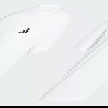 Tričko adidas Performance Essentials Small Logo Jersey T-Shirt Biela | JF1092, 4