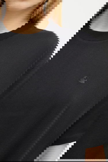 Tričko Carhartt WIP Relaxed Fit Cotton T-shirt with Logo Čierna | I030656.89XX, 3