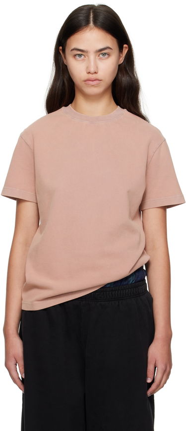 Tričko Acne Studios Acne Studios Cotton Crewneck T-Shirt Ružová | CL0352-, 0