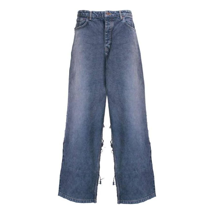 Džínsy Balenciaga Hybrid Baggy Pants Modrá | 738751TOW554702, 0