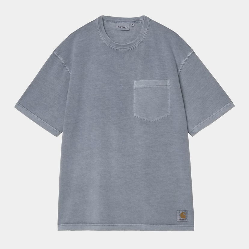 Tričko Carhartt WIP S/S Torion Pocket T-Shirt grind wash Šedá | I035957_9
