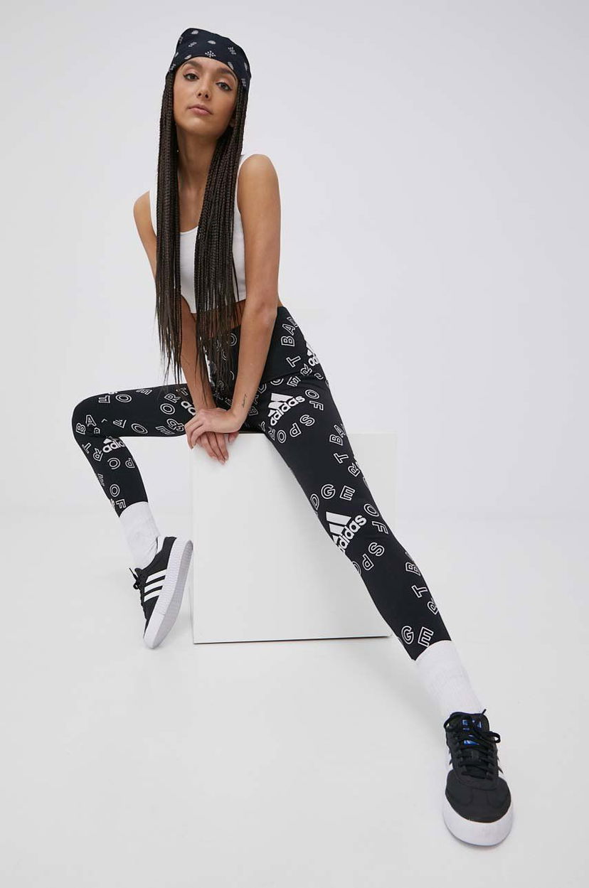 Legíny adidas Originals Allover Print Leggings Čierna | HC9169