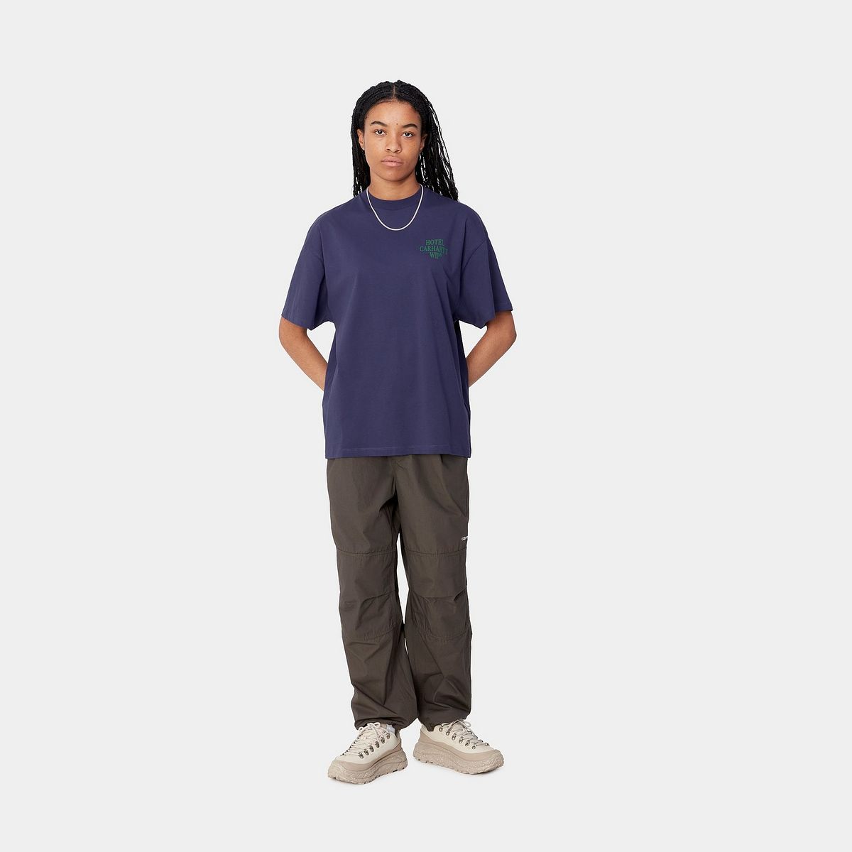 Tričko Carhartt WIP Short Sleeve T-Shirt Modrá | I034002_4, 1