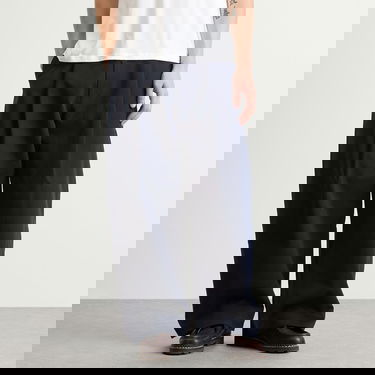 Nohavice Studio Nicholson Studio Nicholson Pleated Wide-Leg Trousers, Size Large Navy | SORTESNM-1248-DKN, 2