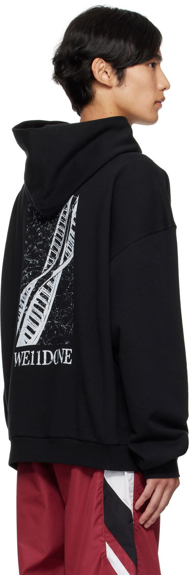 Mikina We11done DNA Hoodie Čierna | WD-TH2-25-833-U-BK, 2
