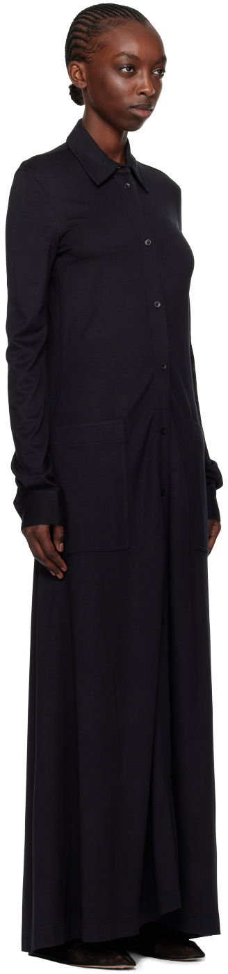 Šaty TOTEME Flowing Maxi Dress with Pockets Čierna | 242-WRD1692-FB0161, 1