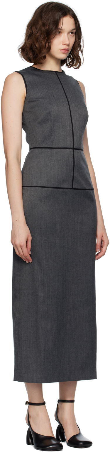 Šaty Maison Margiela MM6 Maison Margiela Tailoring Wool Maxi Dress Čierna | S52DG0029 S47848, 4