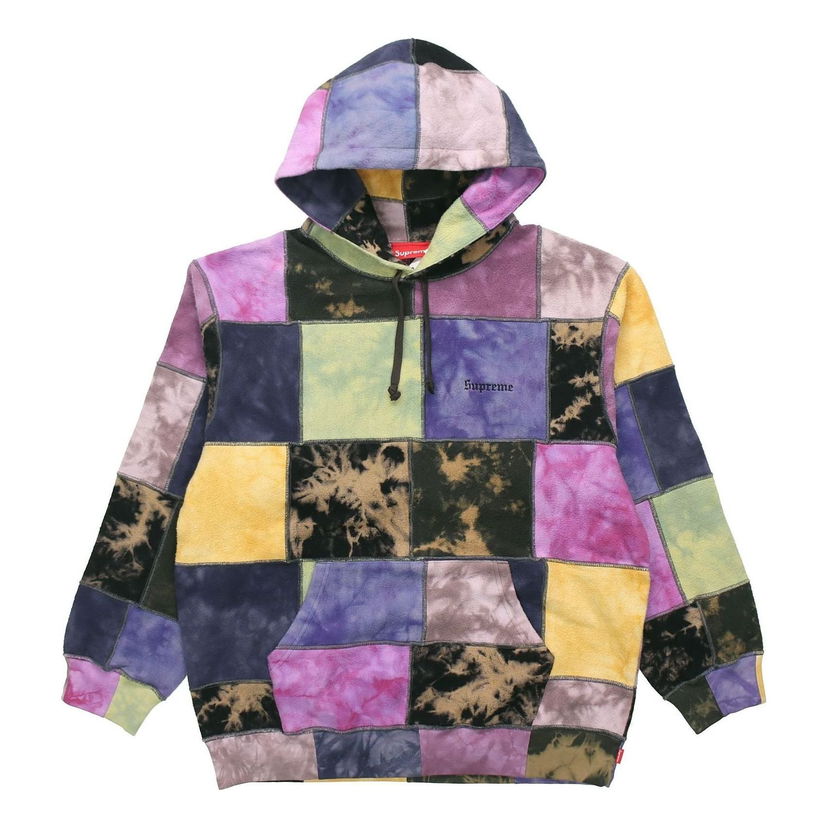 Mikina Supreme Patchwork Tie Dye Hoodie Rôznofarebný | SUP-SS19-10178