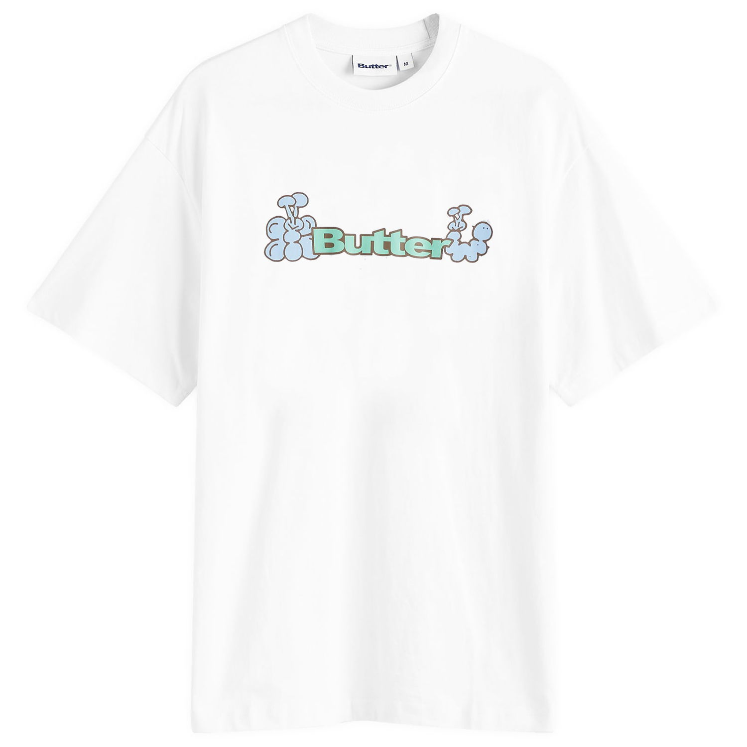 Tričko Butter Goods Bugs Logo T-Shirt White Biela | BG243101-WHT, 0