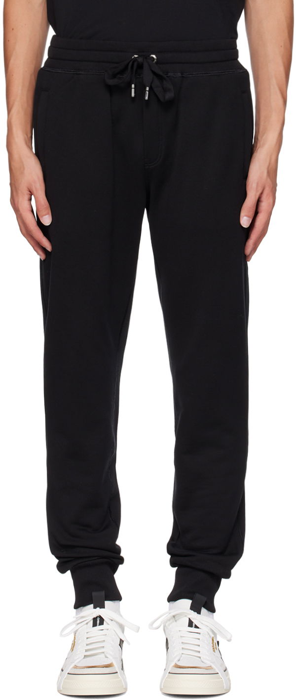 Black Three-Pocket Sweatpants