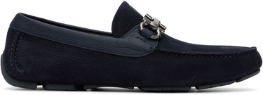 Tenisky a topánky FERRAGAMO Salvatore Ferragamo Gancini Ornament Driver Loafers Navy | 786963, 0