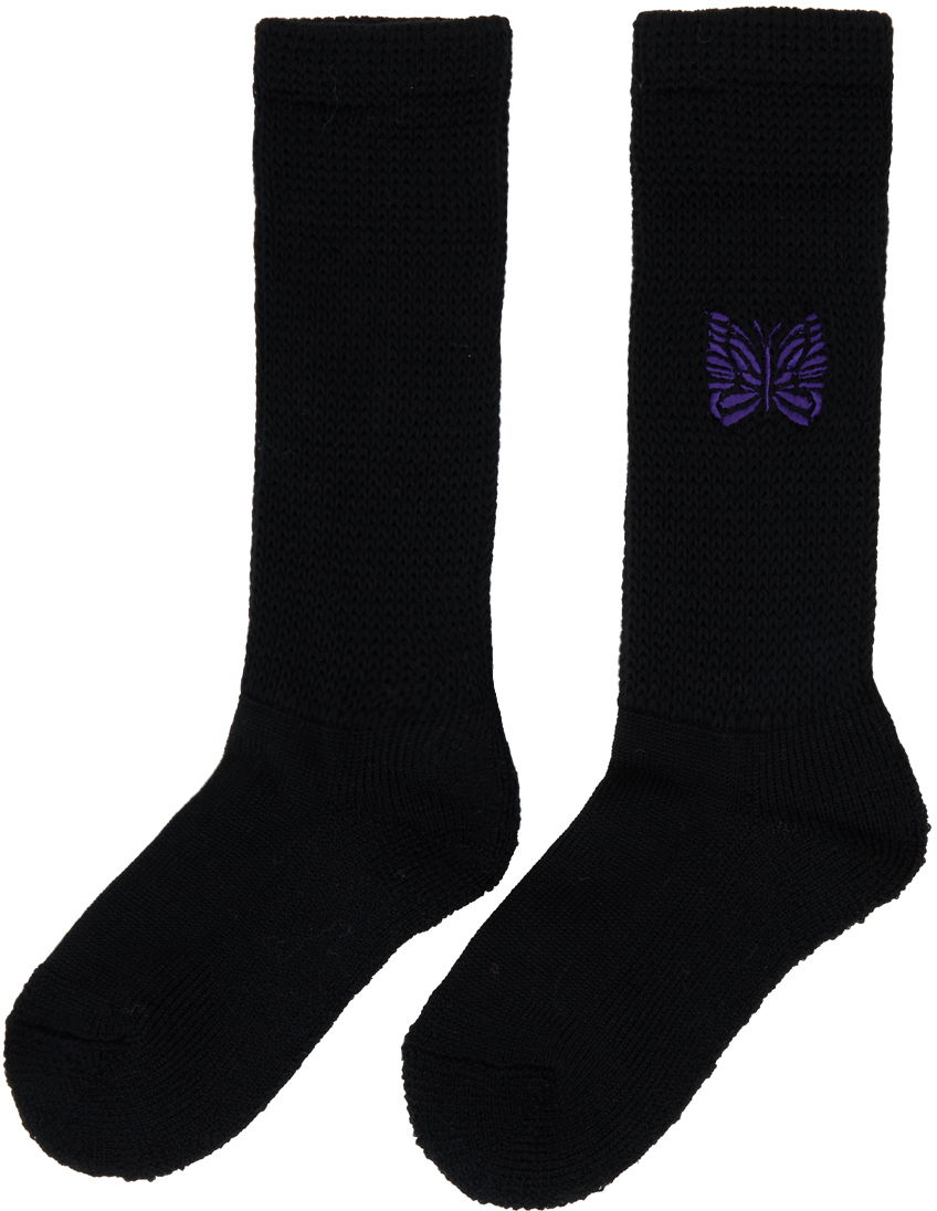 Ponožky Needles Pile Socks Čierna | LQ048, 1
