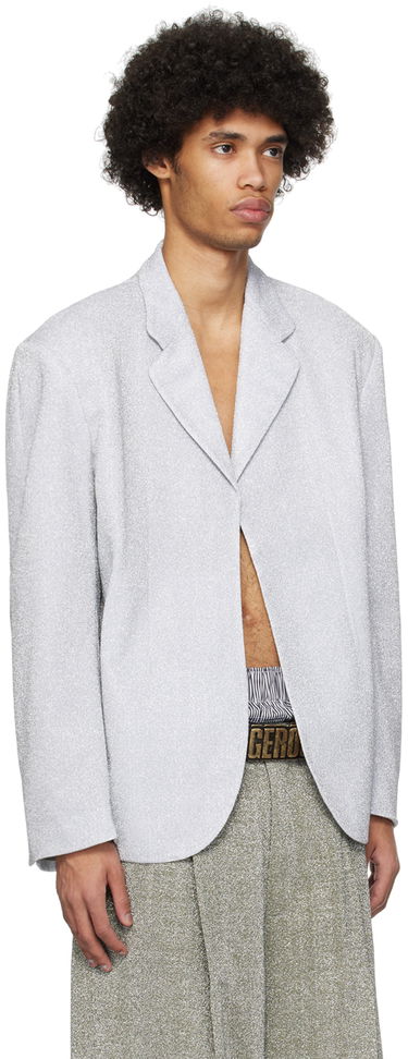 Bunda ERL ERL Metallic Blazer Šedá | ERL08J309, 1