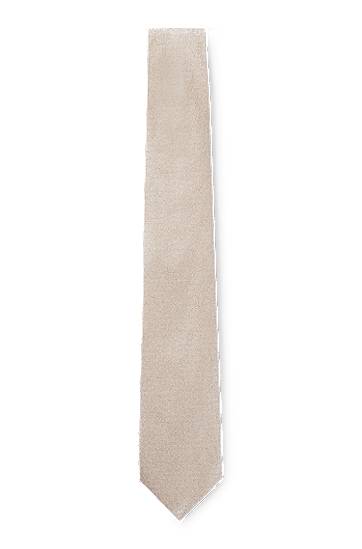 Opasok BOSS Jacquard Silk Tie Béžová | 50539821, 0