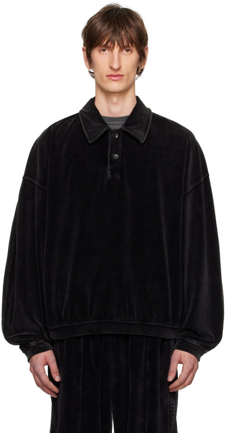 Polo tričko Alexander Wang Articulated Polo Tee Čierna | 6CC1241029