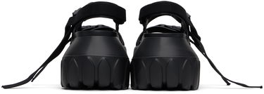 Starostlivosť o obuv Rick Owens Rick Owens Hollywood Mega Tractor Heeled Sandals Čierna | RP01E7866 LOO, 1