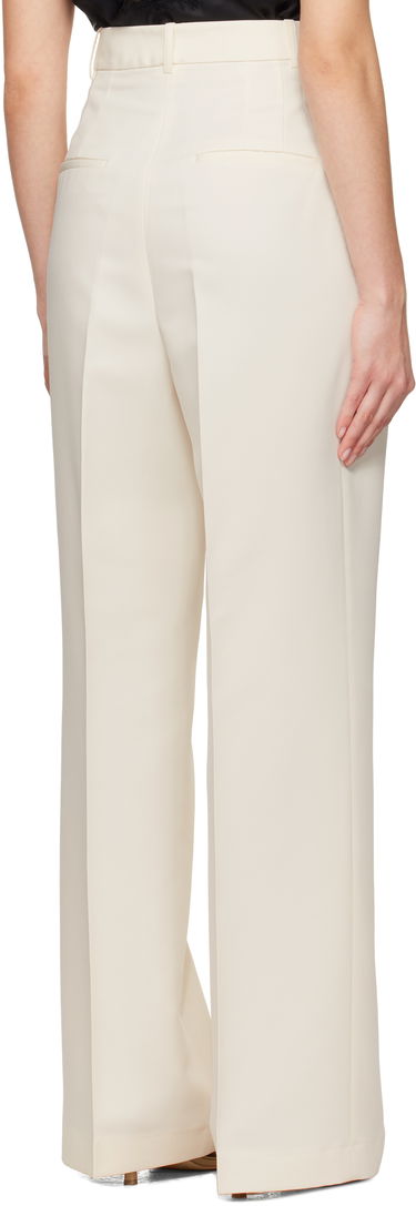 Nohavice Róhe Róhe High-Waist Tailored Trousers Biela | 414-30-052, 2
