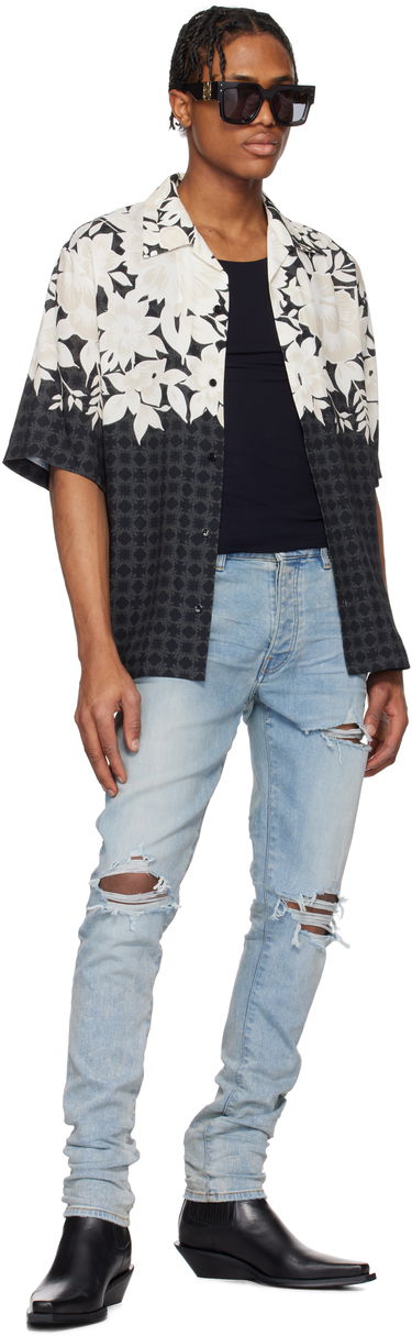 Džínsy AMIRI AMIRI MX1 Distressed Slim Jeans Modrá | AMDNSY1148, 3