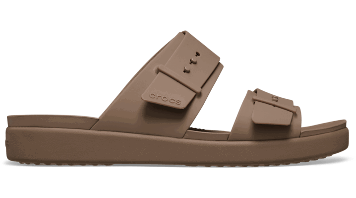 Tenisky a topánky Crocs Brooklyn Buckle Low Low Sandals Béžová | 211215-2Q9