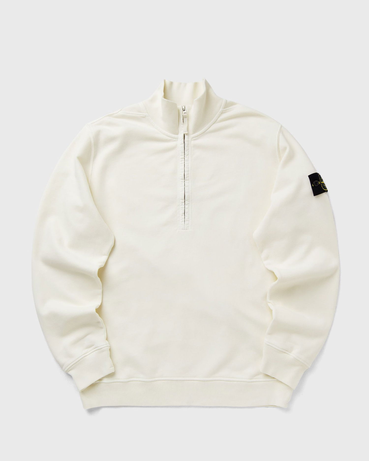 Mikina Stone Island Long Sleeve 1/4 Zip Sweatshirt Biela | K2S156100068S0A20.V0093, 0