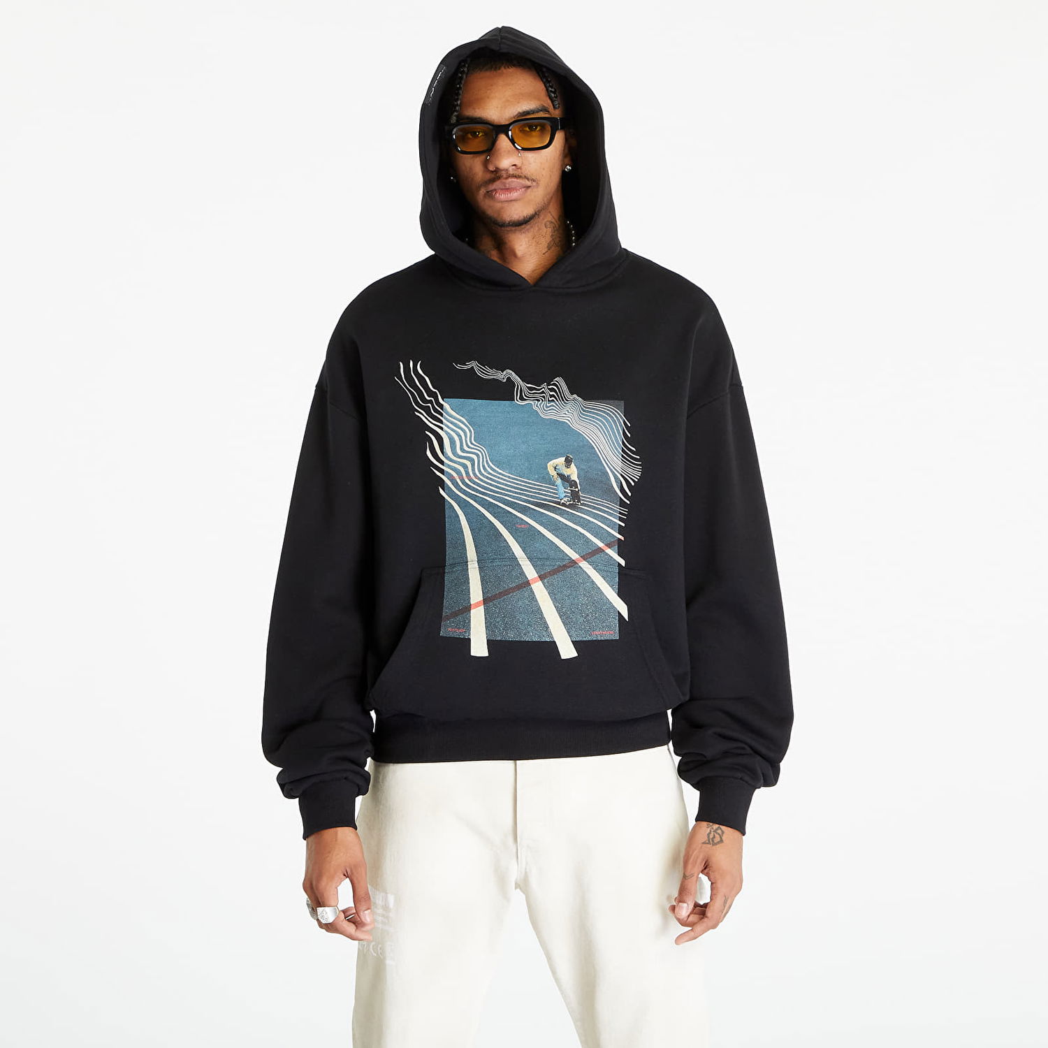 Mikina Footshop Surfing Concrete Waves Čierna | FTSHP_314, 0