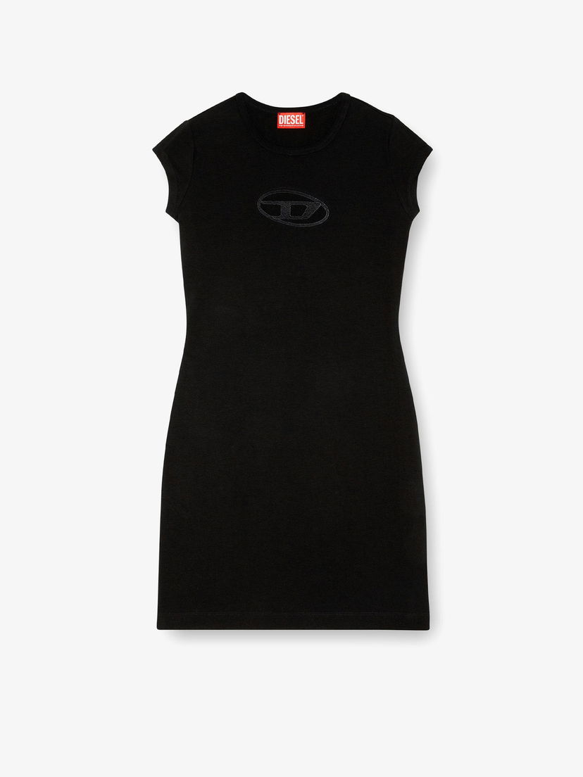 Šaty Diesel Angiel Slim Fit T-Shirt Dress Diesel Čierna | A062700AFAA9XXA