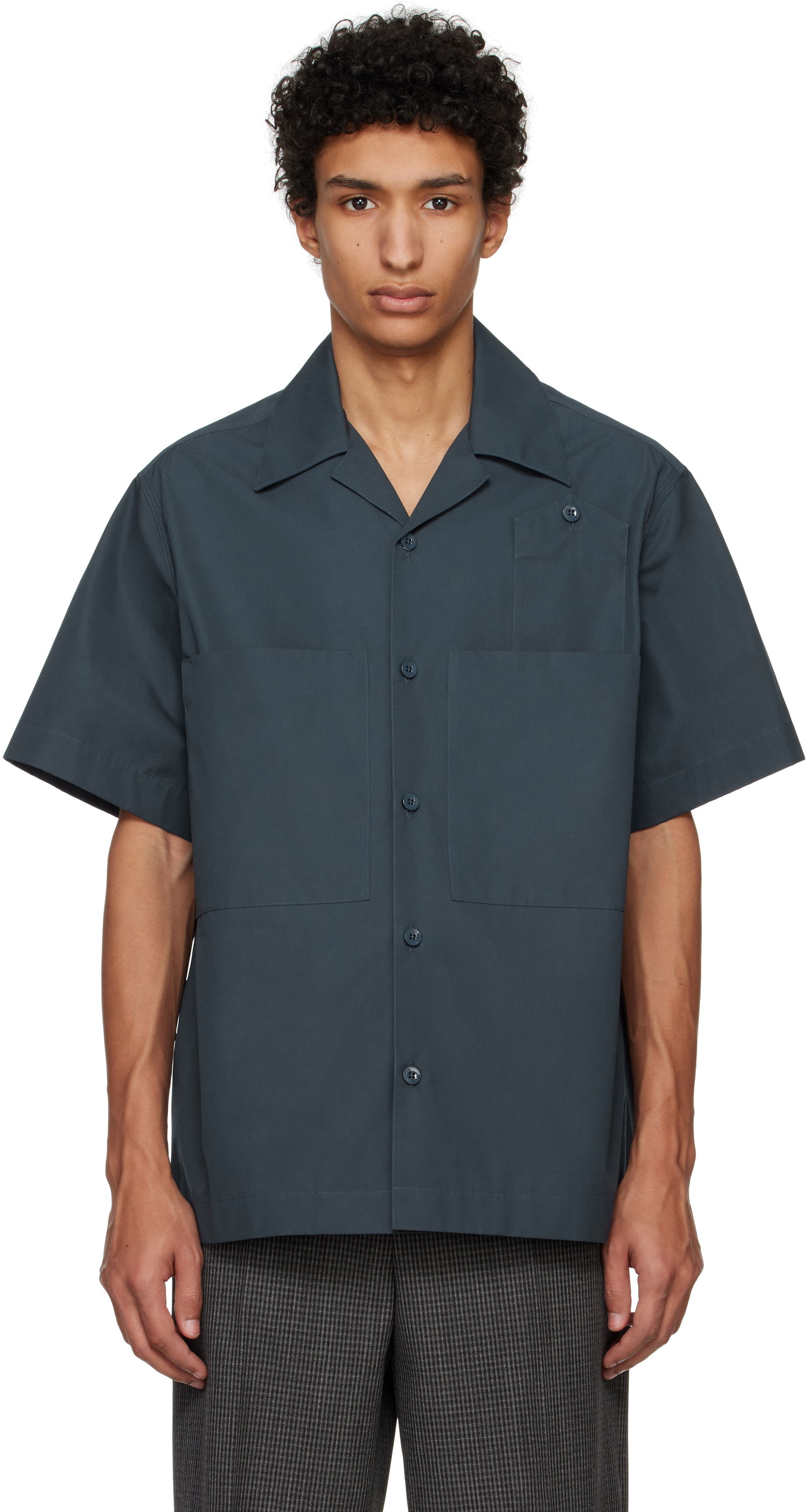 Košeľa Jil Sander Jil Sander Heavyweight Camp Collar Shirt Zelené | J22DL0291_J45002, 0