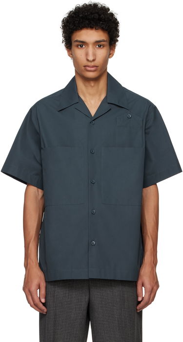Košeľa Jil Sander Jil Sander Heavyweight Camp Collar Shirt Zelené | J22DL0291_J45002, 0