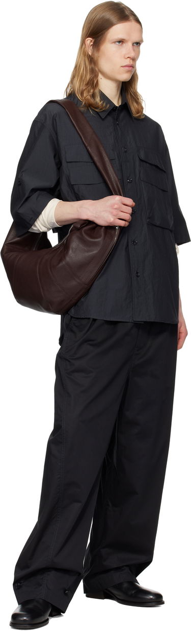 Tepláky LEMAIRE Lemaire Twisted Over Trousers Čierna | PA1192 LF1207, 3