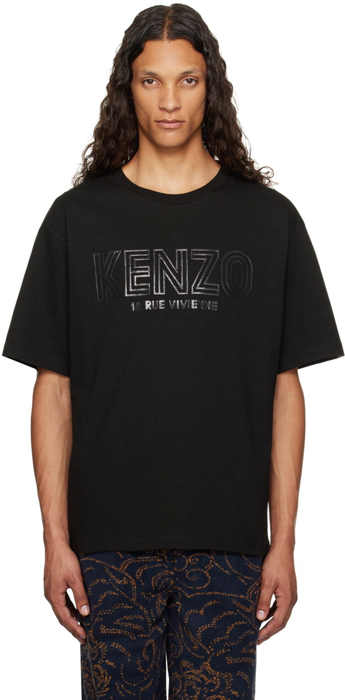 Tričko KENZO Black Paris Archive 1970 Oversized T-Shirt Čierna | FE65TS2934SI, 0