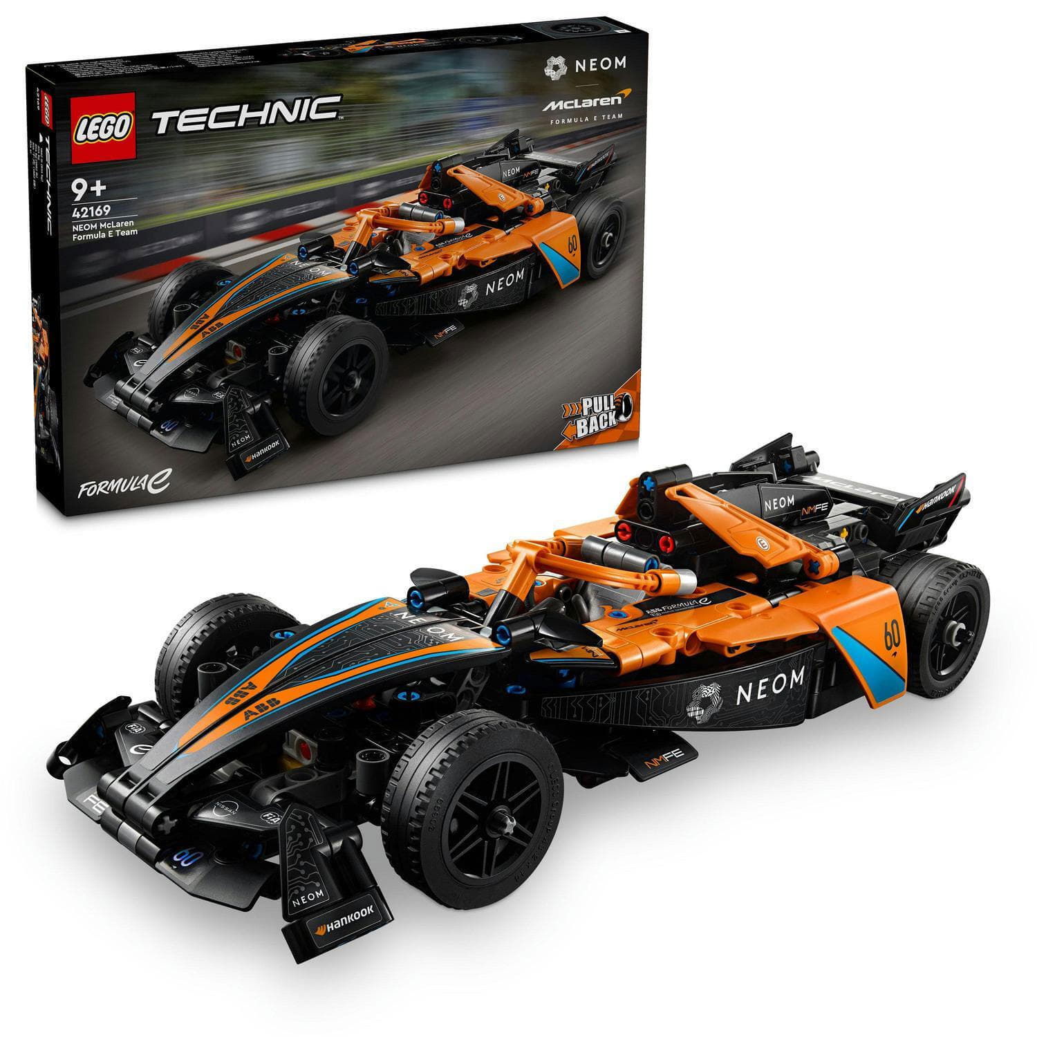Zberateľské LEGO Technic 42169 NEOM McLaren Formula E Race Car Rôznofarebný | 42169LEG, 0