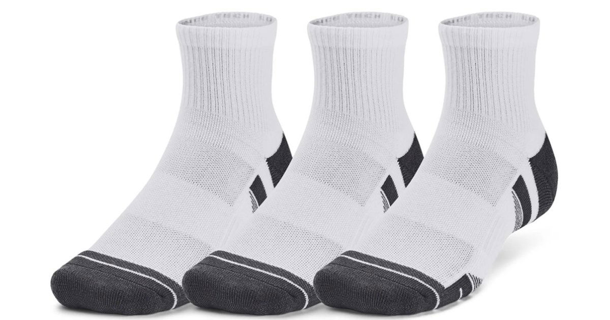 Perfromance Tech Quarter Socks - 3 pack