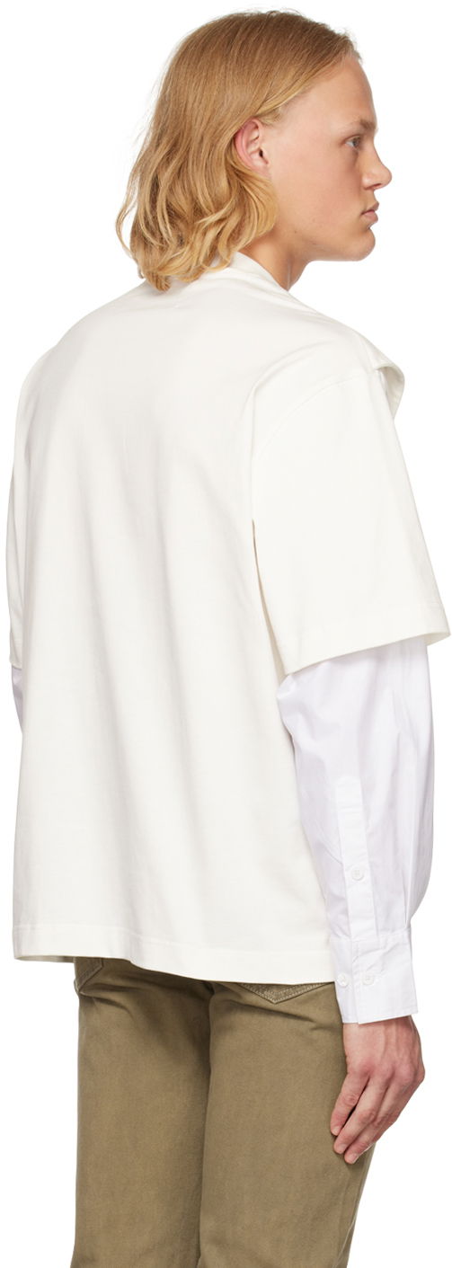 Feng Chen Wang Double Collar Long Sleeve T-Shirt