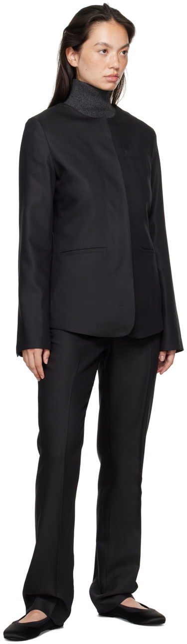Sveter Loulou de Saison Loulou de Saison Murano Turtleneck Sweater Šedá | MURANO, 3