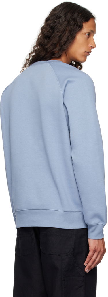 Mikina Carhartt WIP Work In Progress Chase Crewneck Sweatshirt Modrá | I033660, 2