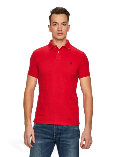 Polo tričko Polo by Ralph Lauren Slim Fit Polo Červená | 710548797005