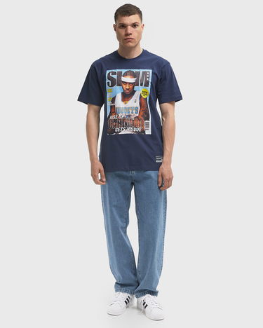 Tričko Mitchell & Ness Mitchell & Ness Denver Nuggets Carmelo Anthony SLAM T-Shirt Navy | BMTRINTL1276-DNUNAVYAC, 2