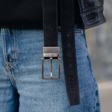 Opasok Vasky Reversible Belt Čierna | A-0054-001, 0