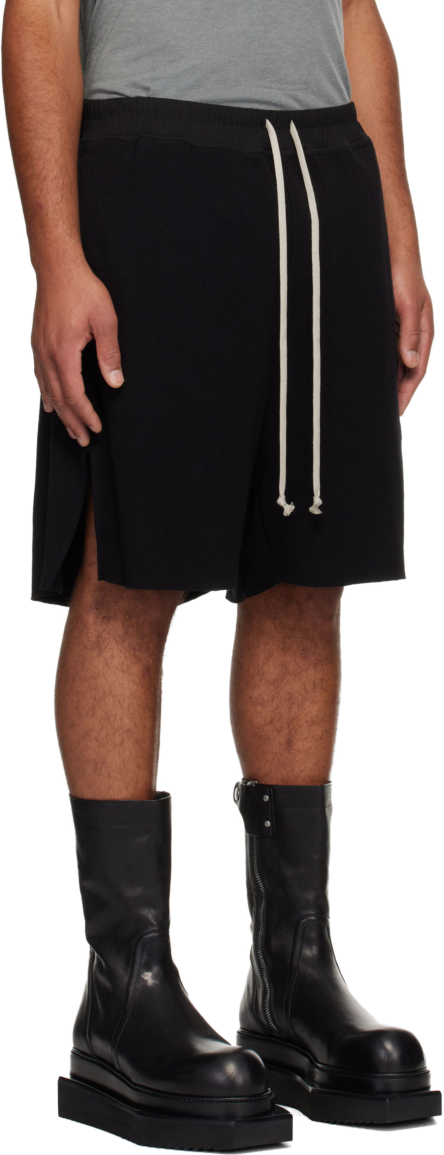 Šortky Rick Owens Concordians Boxers Shorts Čierna | RU02E1397 RJTC, 1