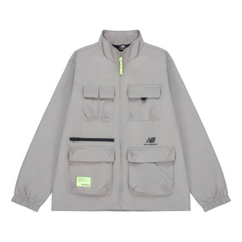 Vetrovka New Balance Men's Casual Sports Jacket Šedá | AMJ21368-MHD