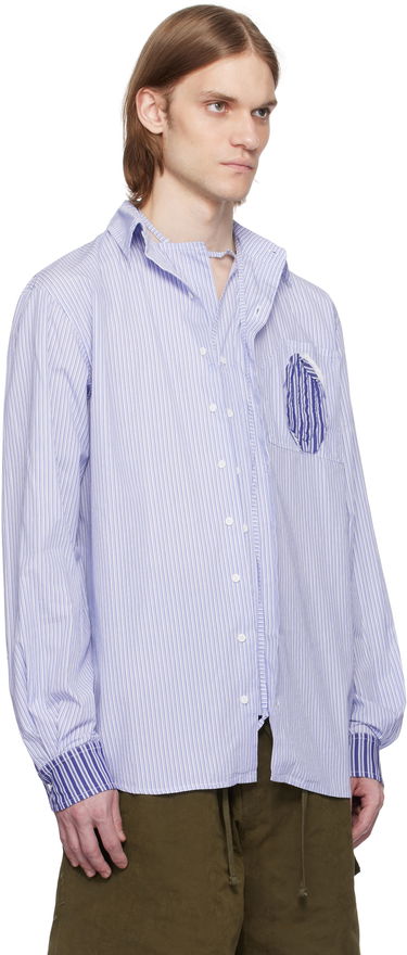Košeľa Ottolinger Ottolinger Oversized Striped Shirt Modrá | 111-400311-02, 1