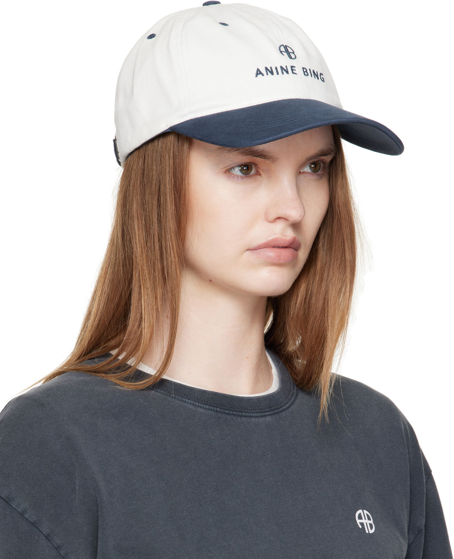 Šiltovka Anine Bing Anine Bing Jeremy Baseball Cap Biela | A-12-9084-MTL6, 1