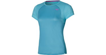 Tričko Mizuno DryAeroFlow Tee Tyrkysová | j2gaa20429, 1