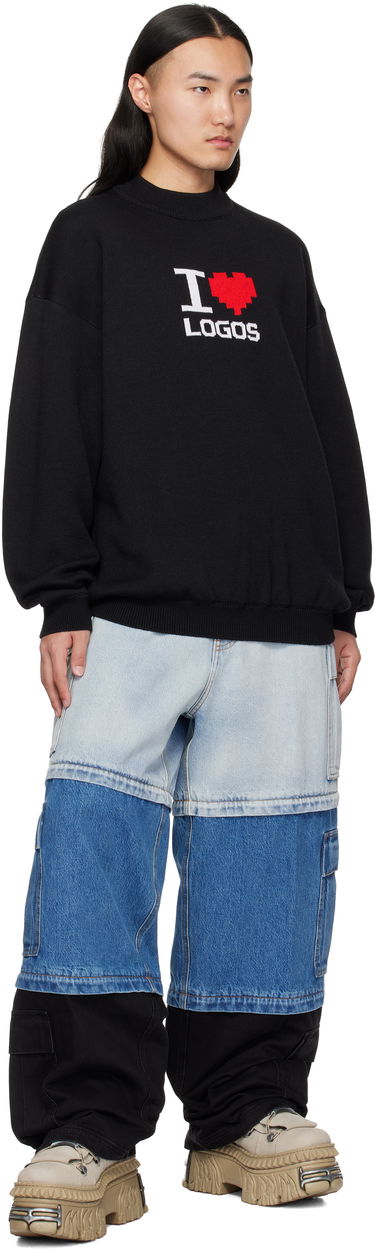 Sveter VETEMENTS Vetements 'I Love Logos' Sweater Čierna | UA66KN130B, 3