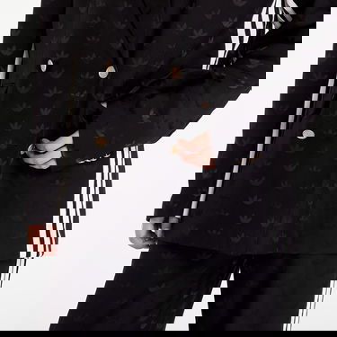 Bunda adidas Originals Premium Woven Jaquard Blazer Black Čierna | JI9658, 2